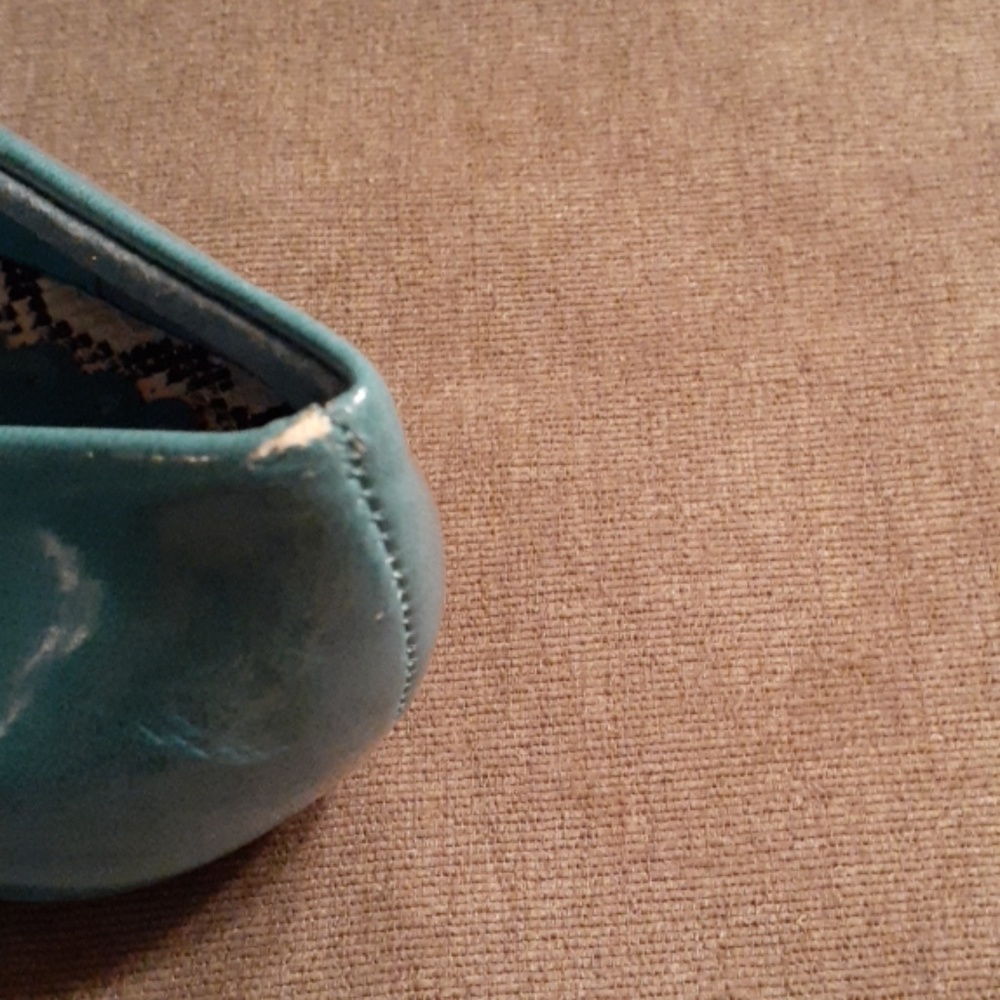 NEW Aqua blue flats - Picture 4 of 4